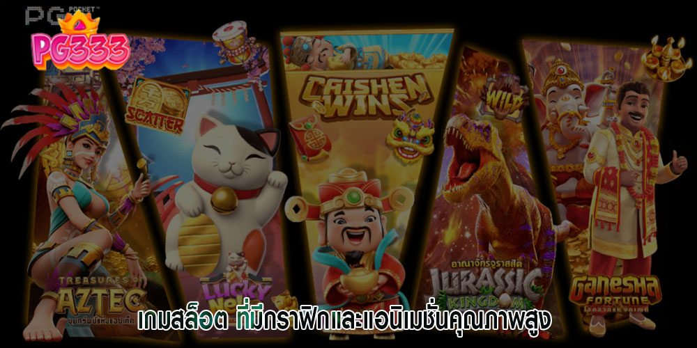 เกมสล็อต ที่มีกราฟิกและแอนิเมชั่นคุณภาพสูง