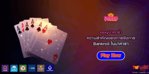 sexyบาคาร่า ความสำคัญของการจัดการ Bankroll ในบาคาร่า